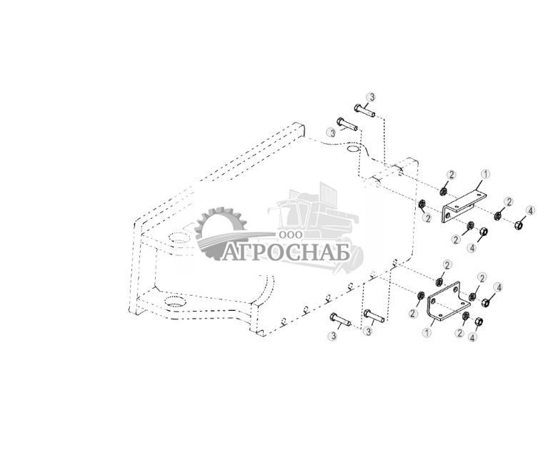 Детали крепления, передний скарификатор - ST815816 689.jpg